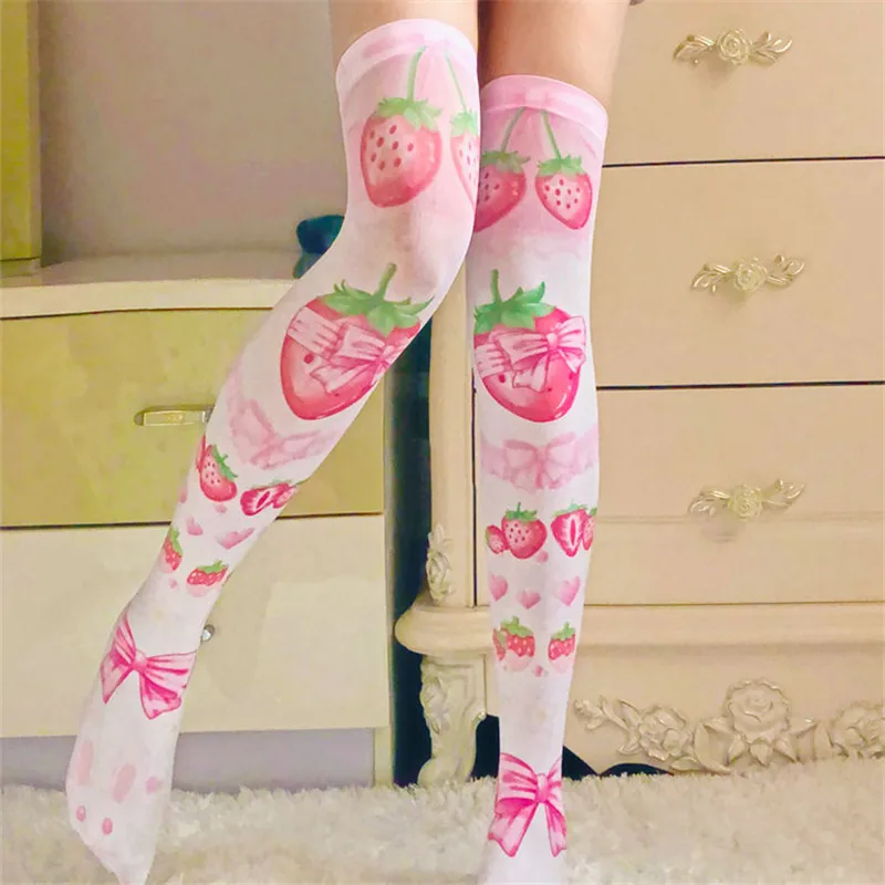 scrutiny discovery maiden strawberry thigh high